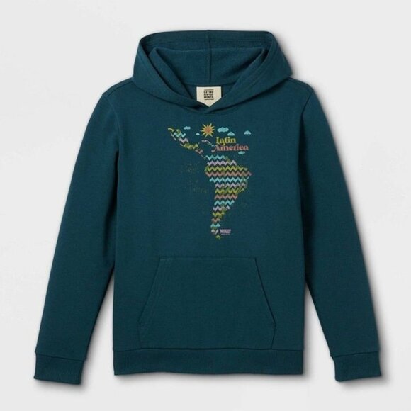 Latino Heritage Month Kids' Latin America Hooded Sweatshirt - XL - Picture 1 of 1